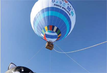 気球の搭乗体験